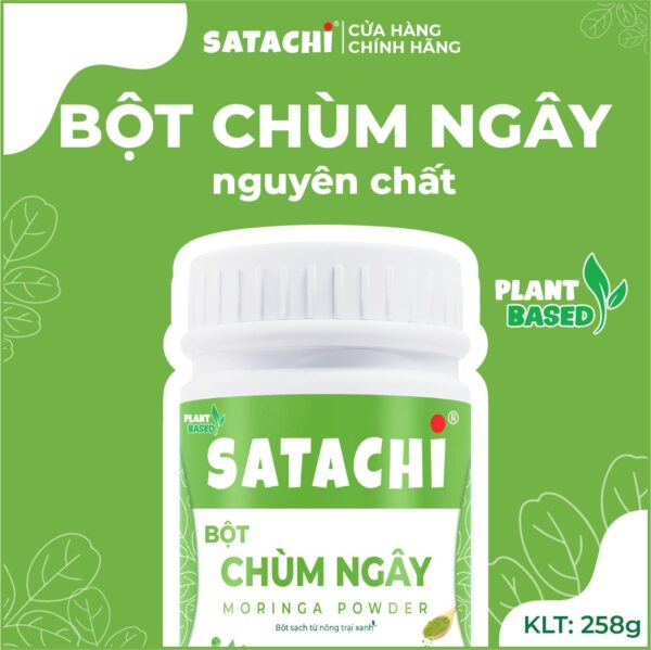 <b>Bột Chùm Ngây SATACHI<br> nguyên chất</b><br>Hộp 86g - Hình ảnh 3