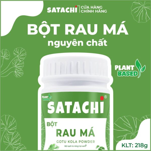 <b>Bột Rau Má SATACHI <br>nguyên chất</b><br>Hộp 68g - Hình ảnh 3