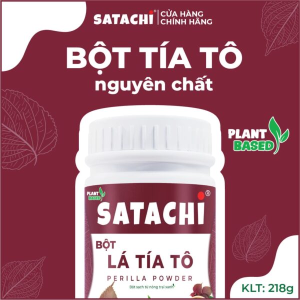 <b>Bột Tía Tô SATACHI<br> nguyên chất</b><br>Hộp 68g - Hình ảnh 3