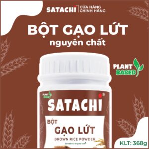 <b>Bột Gạo Lứt SATACHI<br> nguyên chất</b> <br>Hộp 368g