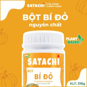 <b>Bột Bí Đỏ SATACHI<br> nguyên chất </b><br>Hộp 318g