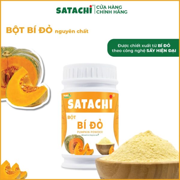 <b>Bột Bí Đỏ SATACHI<br> nguyên chất </b><br>Hộp 318g - Hình ảnh 2
