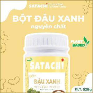 <b>Bột Đậu Xanh SATACHI<br> nguyên chất </b><br>Hộp 528g