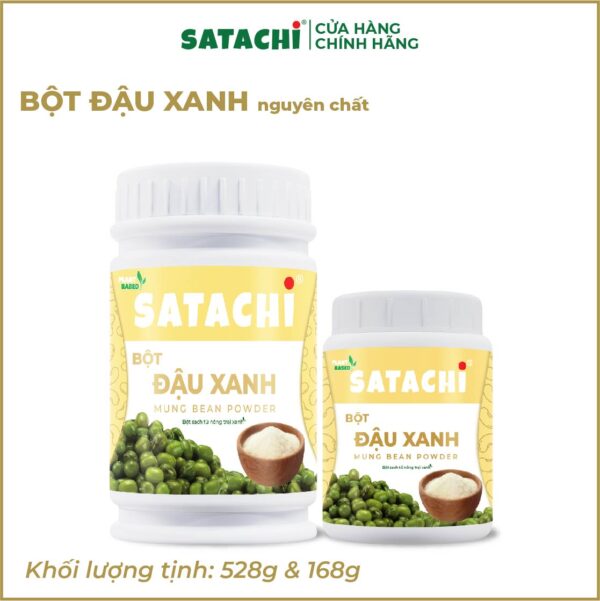 <b>Bột Đậu Xanh SATACHI<br> nguyên chất </b><br>Hộp 528g - Hình ảnh 5