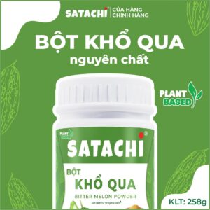 <b>Bột Khổ Qua SATACHI <br>nguyên chất</b><br> Hộp 258g