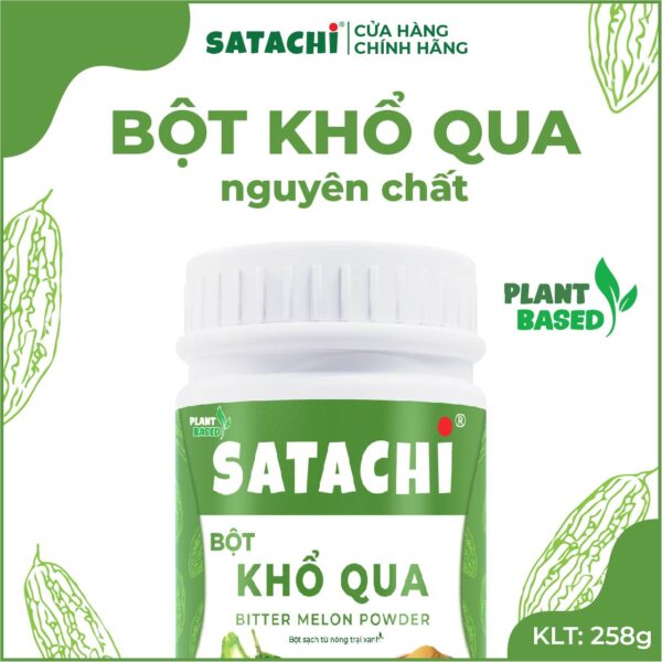 <b>Bột Khổ Qua SATACHI <br>nguyên chất</b><br> Hộp 258g - Hình ảnh 6