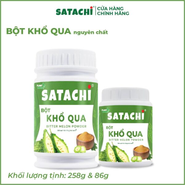 <b>Bột Khổ Qua SATACHI <br>nguyên chất</b><br> Hộp 258g - Hình ảnh 7