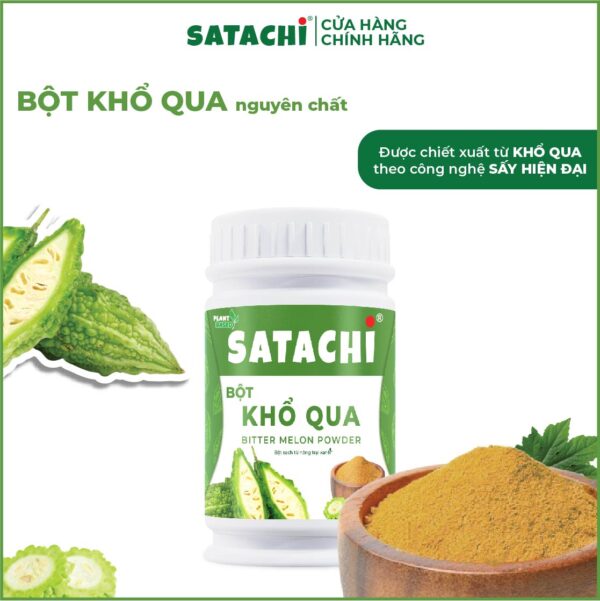 <b>Bột Khổ Qua SATACHI <br>nguyên chất</b><br> Hộp 258g - Hình ảnh 2