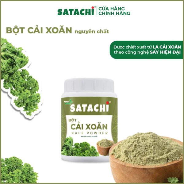 <b>Bột Cải Xoăn (Kale) SATACHI<br> nguyên chất</b><br>Hộp 86g - Hình ảnh 6