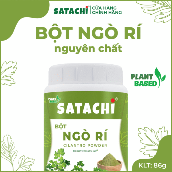 <b>Bột Ngò Rí SATACHI <br>nguyên chất</b><br>Hộp 86g - Hình ảnh 6