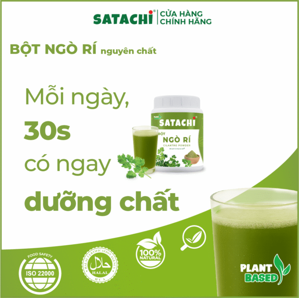 <b>Bột Ngò Rí SATACHI <br>nguyên chất</b><br>Hộp 86g - Hình ảnh 9