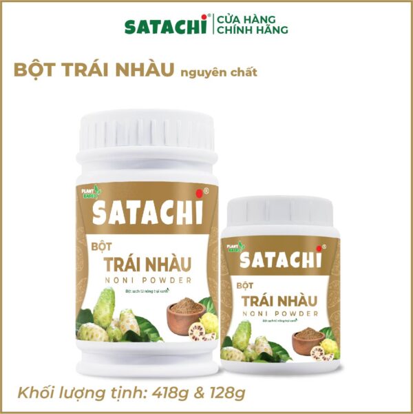 <b>Bột Trái Nhàu SATACHI <br>nguyên chất </b><br>Hộp 418g - Hình ảnh 7
