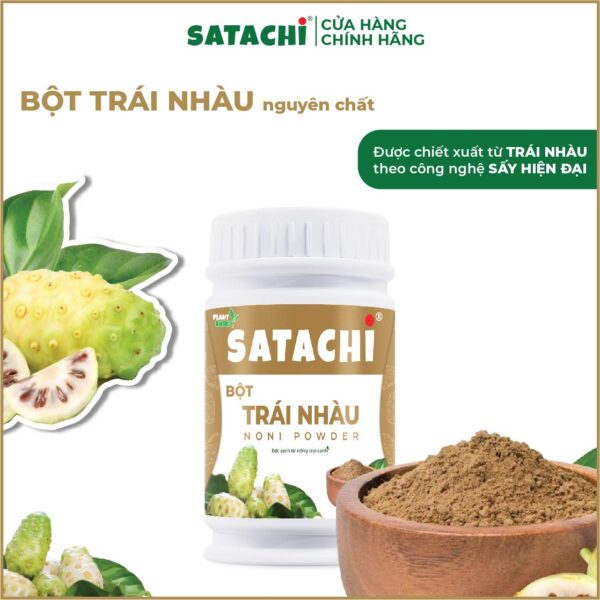 <b>Bột Trái Nhàu SATACHI <br>nguyên chất </b><br>Hộp 418g - Hình ảnh 2