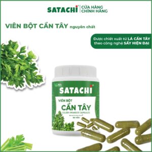 Alternative view of <b>Viên Bột Cần Tây SATACHI <br>nguyên chất</b><br>Hộp 180 viên