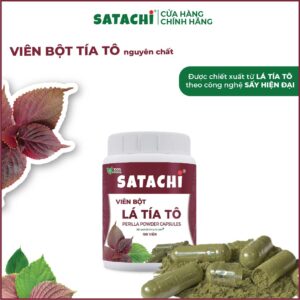 Alternative view of <b>Viên Bột Tía Tô SATACHI <br>nguyên chất</b><br>Hộp 180 viên