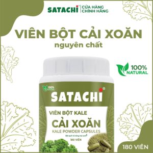 Viên Bột Cải Xoăn Kale SATACHI nguyên chất