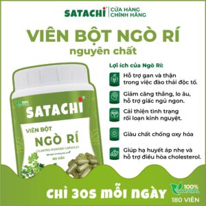 Viên Bột Ngò Rí SATACHI nguyên chất