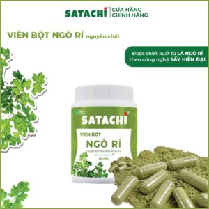 Alternative view of Viên Bột Ngò Rí SATACHI  nguyên chất  Hộp 180 viên