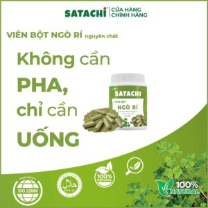 Viên Bột Ngò Rí SATACHI nguyên chất