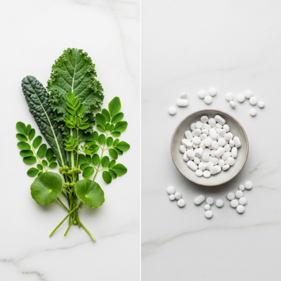 vitamin tu nhien tu rau cu vs vitamin tong hop