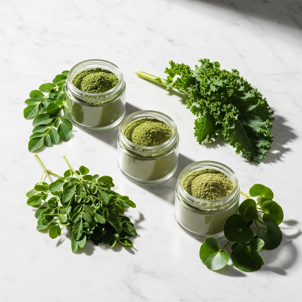 Bột rau củ Việt Nam vs nhập khẩu — editorial 3 hũ thủy tinh